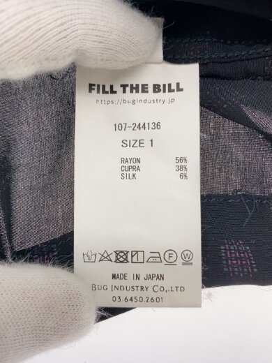 商品画像：半袖シャツ/1/レーヨン/BLK/107-244136 4