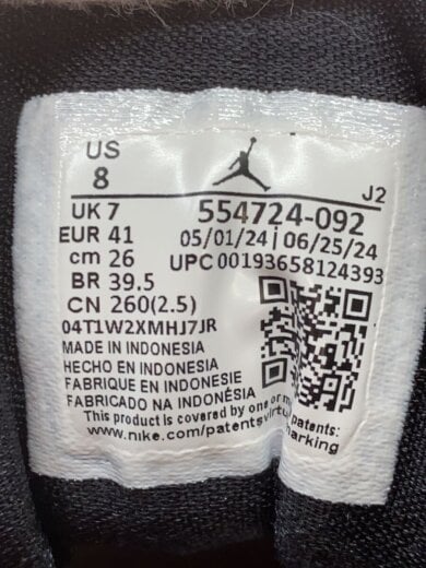 商品画像：AIR JORDAN 1 MID/26.5cm/GRY// 7