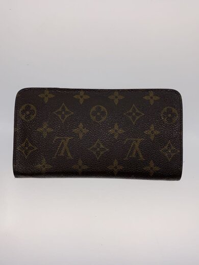 商品画像：ポルト・モネ・ジップ_モノグラム・キャンバス_BRW/PVC/BRW/総柄/レディース 2