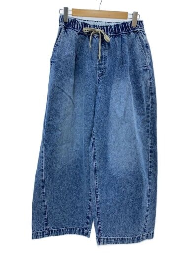 商品画像：ワイドパンツ/38/コットン/BLU/25-030-400-7061-1-0 1