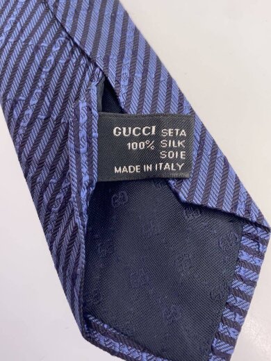 商品画像：ネクタイ/シルク/BLU/総柄/メンズ 4