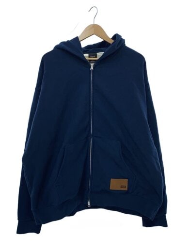 商品画像：ジップパーカー/XXL/コットン/NVY 1