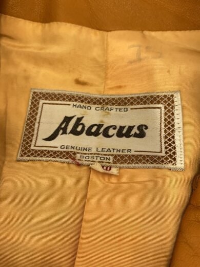 商品画像：abacus/レザージャケット・ブルゾン/40/レザー/BRW/無地 3