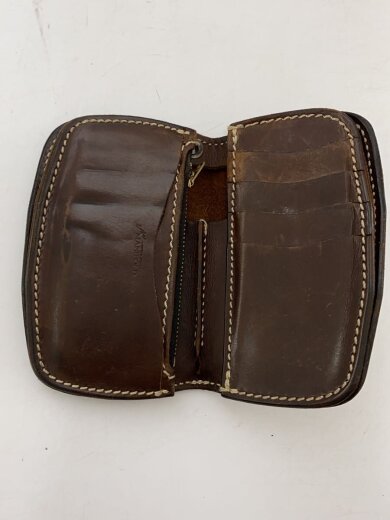 商品画像：2つ折り財布/レザー/BRW/メンズ 4