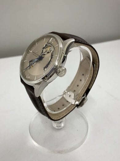 商品画像：自動巻腕時計/アナログ/レザー/GLD/BRW/H327050// 2