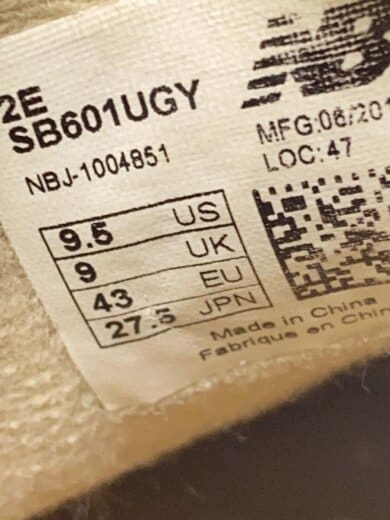 商品画像：ニューバランス/ハイカットスニーカー/27.5cm/キャメル/SB601UGY 5