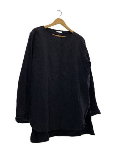 商品画像：長袖シャツ/--/リネン/BLK/06-ss01417 1