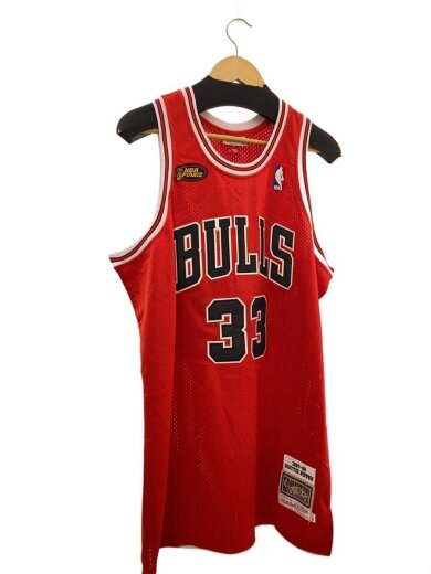 商品画像：ミッチェルアンドネス/タンクトップ/L/ポリエステル/レッド 1