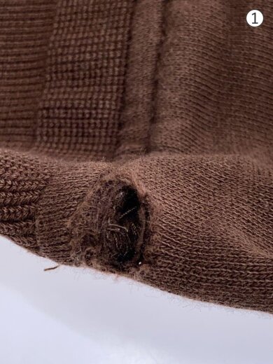 商品画像：ポロラルフローレン/ジップパーカー/M/コットン/ブラウン/無地 5