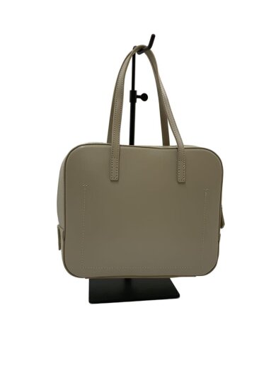 商品画像：ヤーキ/ハンドバッグ/グレー/無地/スクエア 1