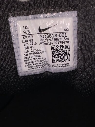 商品画像：P-6000 ANTHRACITE_P-6000 アンスラサイト/27.5cm/GRY/ポリエステル 6