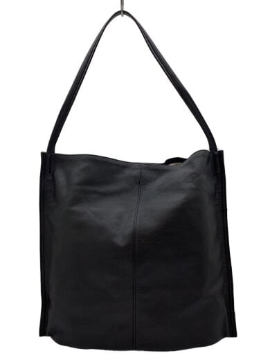 商品画像：イアパピヨネ/ショルダーバッグ/レザー/ブラック/ぺったんショルダーバッグ// 1