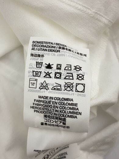 商品画像：長袖Tシャツ/L/コットン/WHT/X000009714// 5