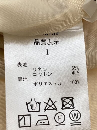 商品画像：エーシーケーエー/半袖ワンピース/1/リネン/ベージュ/無地/Acka139// 4