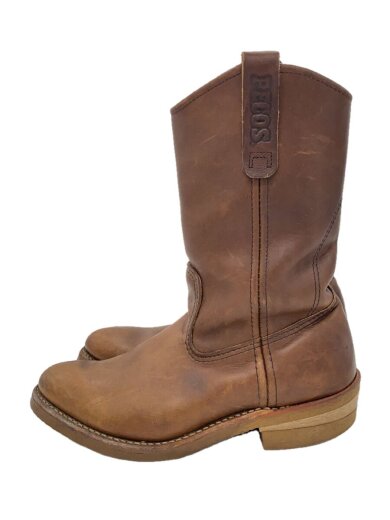 画像：RED WINGペコスブーツ/24.5cm/BRW/レザー/81591