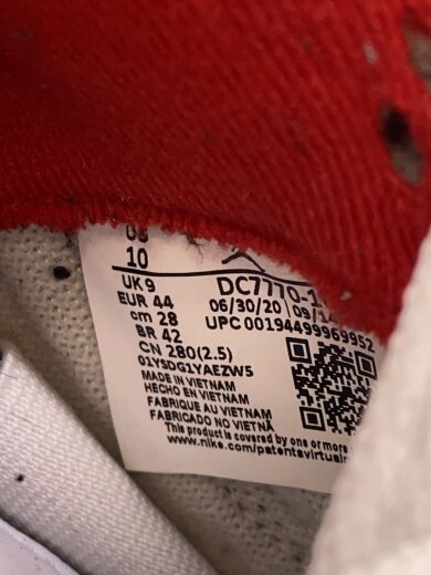 商品画像：AIR JORDAN 4 RETRO OG_エアジョーダン 4 レトロ OG/28cm/WHT/レザー 5