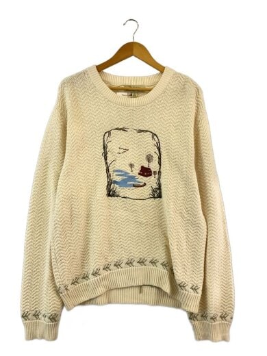 商品画像：ニット・セーター(厚手)/L/コットン/BEG// 1