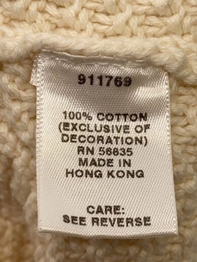 商品画像：ニット・セーター(厚手)/L/コットン/BEG// 4