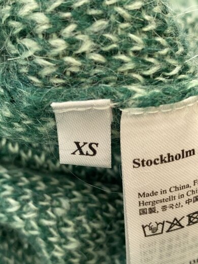 商品画像：ニット・セーター(厚手)/XS/アクリル/GRN/総柄 4