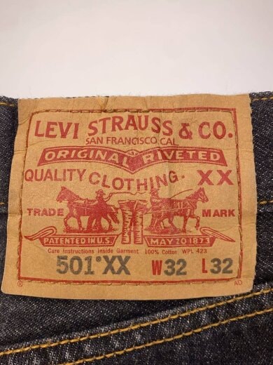 商品画像：メキシコ製/501XX/ストレートパンツ/32/デニム/ブラック/005010226 4