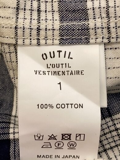 商品画像：CHEMISIER SIROD/長袖シャツ/1/コットン/WHT/チェック 4