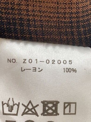 商品画像：長袖シャツ/--/レーヨン/BRW/チェック/? NULL ?// 5