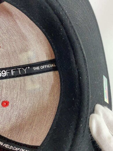 商品画像：キャップ/7 5/8/コットン/RED/無地/メンズ 8