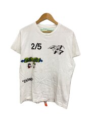 Tシャツ/L/コットン/WHT/OMAA036S19185012/Artwok c/o Dondi