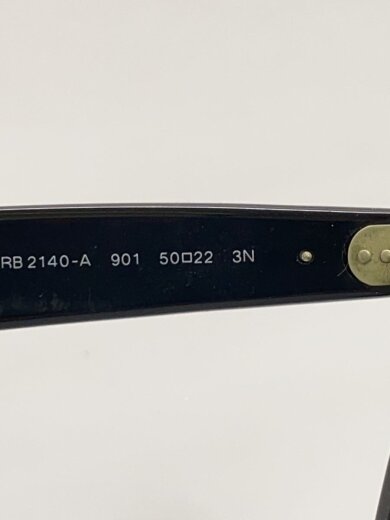 画像：Ray-Banサングラス/ウェリントン/プラスチック/ブラック/黒/RB-2140F5