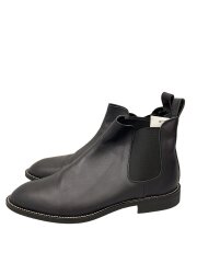 サイドゴアブーツ/2/ブラック/ショートブーツ/ステッチサイドゴアブーツ/