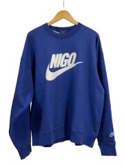 スウェット/XL/コットン/BLU/FV5941-492/×NIGO/NRG Crew Fleece Navy