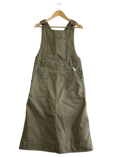 商品画像：ワンピース/1/コットン/カーキ/無地/595-2256500/サロペットスカート/WORKWEAR COTTO// 1