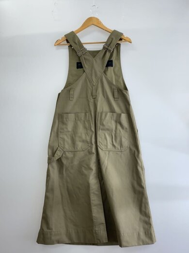 商品画像：ワンピース/1/コットン/カーキ/無地/595-2256500/サロペットスカート/WORKWEAR COTTO// 2