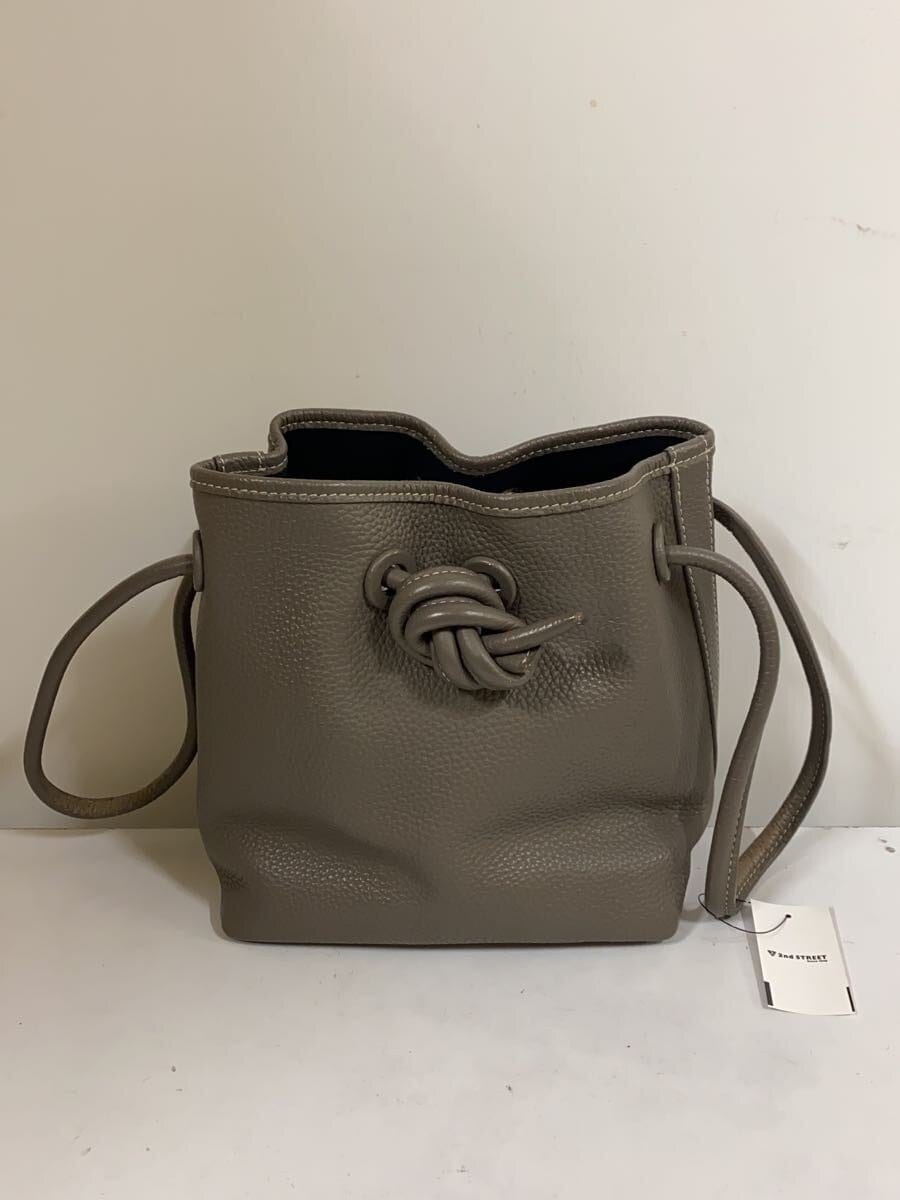 VASIC / ハンドバッグ/レザー/GRY