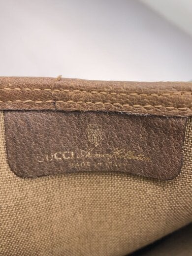 商品画像：39・02・003/トートバッグ/GGスプリーム/シェリーライン/ブラウン/総柄/オールドグッチ 5