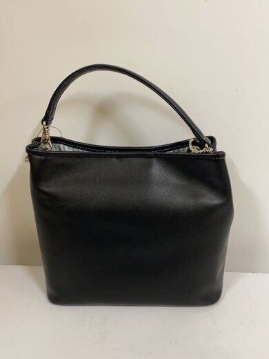 商品画像：ハンドバッグ/レザー/BLK/無地 3