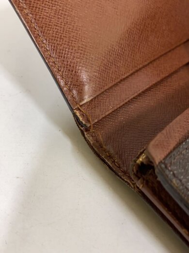 商品画像：2)ポルト・フォイユ・トレゾール_モノグラム・キャンバス/PVC/BRW/メンズ 8