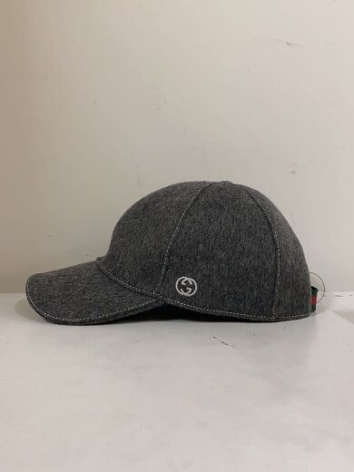 画像：GUCCIキャップ/--/ウール/GRY/メンズ2