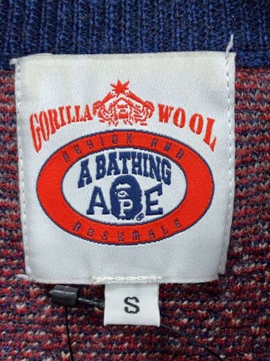 商品画像：ニット・セーター(厚手)/S/ウール/GORILLA WOOL/ボーダー/1860-120-004// 3