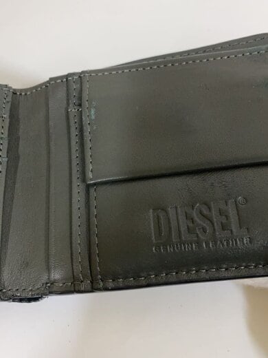 商品画像：2つ折り財布/レザー/BLK/総柄/メンズ 8