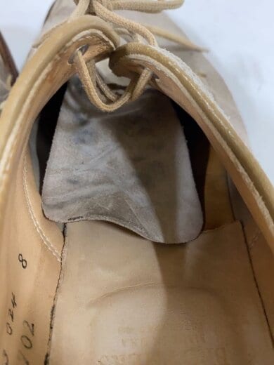 商品画像：ドレスシューズ/US7/アイボリー/スウェード/ALDEN製 9