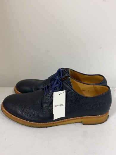 商品画像：ドレスシューズ/US9/ネイビー/日本製/レザー 1