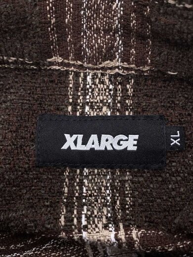 商品画像：長袖シャツ/XL/ブラウン/101254014002/25AW/URBAN PLAID L/S SHIRT 3