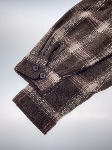 商品画像：長袖シャツ/XL/ブラウン/101254014002/25AW/URBAN PLAID L/S SHIRT 5