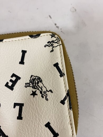 商品画像：2つ折り財布/レザー/WHT/総柄/メンズ 8