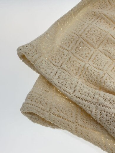 商品画像：HOLIDAY SHIRT/半袖シャツ/S/ポリエステル/ベージュ/220ISK24/編み込み 5