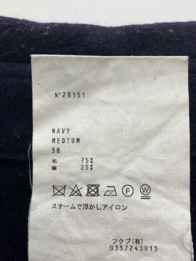 商品画像：長袖シャツ/38/ウール/ネイビー/LIKE WEAR CPO SHIRT/日本製/28151/ミリタリー// 4