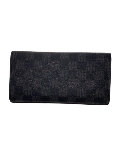 商品画像：ポルト・フォイユ・ブラザ_ダミエ・グラフィット/PVC/BLK/総柄/メンズ 1