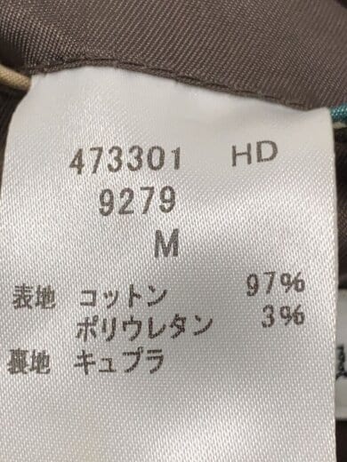 商品画像：テーラードジャケット/M/コットン/ブラウン/無地/473301/コーデュロイ/日本製// 4