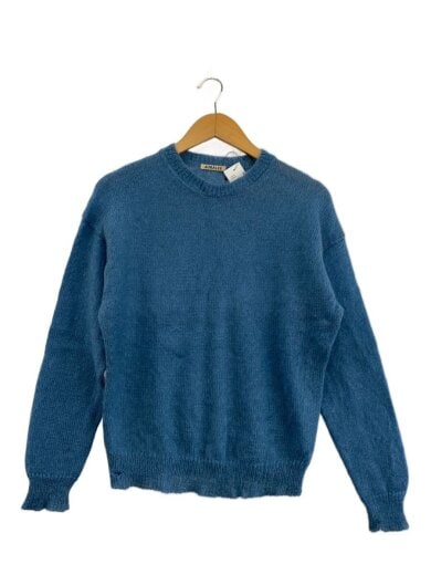 商品画像：ニット・セーター(厚手)/0/モヘア/ブルー/A7AP02KM/KID MOHAIR KNIT 1